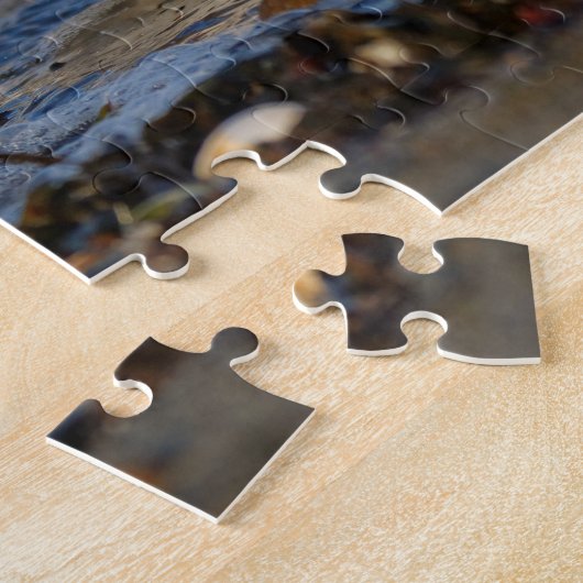 Klok van Dunlins en Sanderlings bij het strand Legpuzzel (Zijkant)