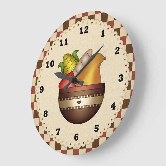 Klok van fruitkeuken (Hoek)