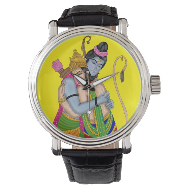 Klok van Heer Rama en Hanuman Horloge (Voorkant)