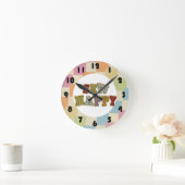 Klok van het ontwerp van de Quilling Sewing Room (Huis)