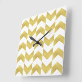 Klok van het Patroon van de visgraat de Gouden & (Hoek)