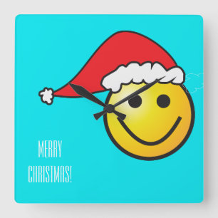 Klok van het Pet van de Kerstman van Kerstmis de