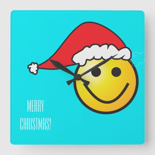 Klok van het Pet van de Kerstman van Kerstmis de (Voorkant)