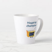 Klok van het slaapslot van de Champion Kawaii Latte Mok (Rechterhoek)