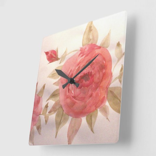 Klok van koraal Roos (Hoek)