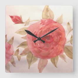 Klok van koraal Roos