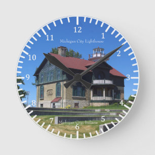 klok van Michigan City Lighthouse