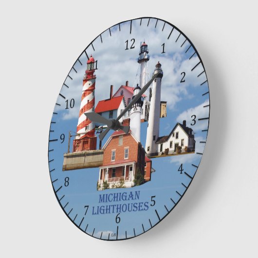 klok van Michigan Lighthouse (Hoek)