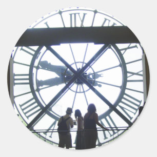 Klok van Museé d'Orsay Ronde Sticker
