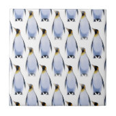 Klok van pinguïns tegeltje (Voorkant)