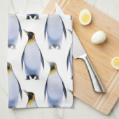 Klok van pinguïns theedoek (Quarter Fold)