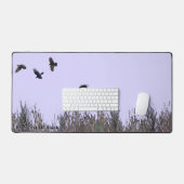 Klok van Ravens Bureaumat (Keyboard & Muis)