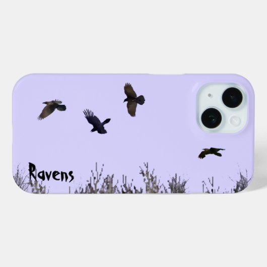 Klok van Ravens Case-Mate iPhone Case (Achterkant (horizontaal))
