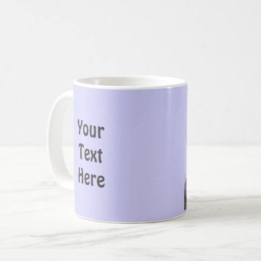 Klok van Ravens Koffiemok (Voorkant links)