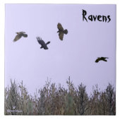 Klok van Ravens Tegeltje (Voorkant)