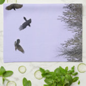 Klok van Ravens Theedoek (Gevouwen)