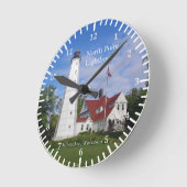 klok van vuurtoren van het Noordpunt (Hoek)