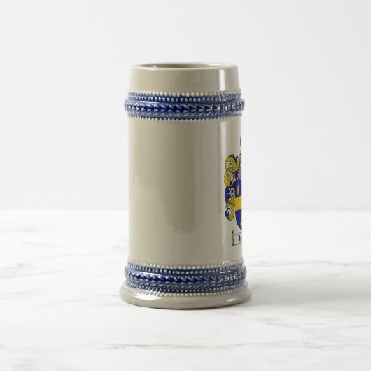 Klok van wapenstok/galfamilie, rest stein bierpul (Center)