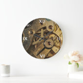 Klok: Verwarmd messing. Horloge Grote Klok (Huis)