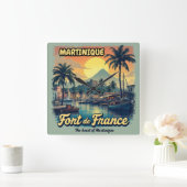 Klok vierkant Martinique Fort-de-France | Klok (Huis)