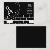 Klok Visitekaartje (Voorkant / Achterkant)