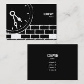 Klok Visitekaartje (Voorkant / Achterkant)