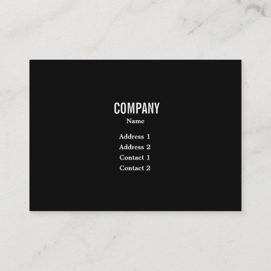 Klok Visitekaartje (Achterkant)