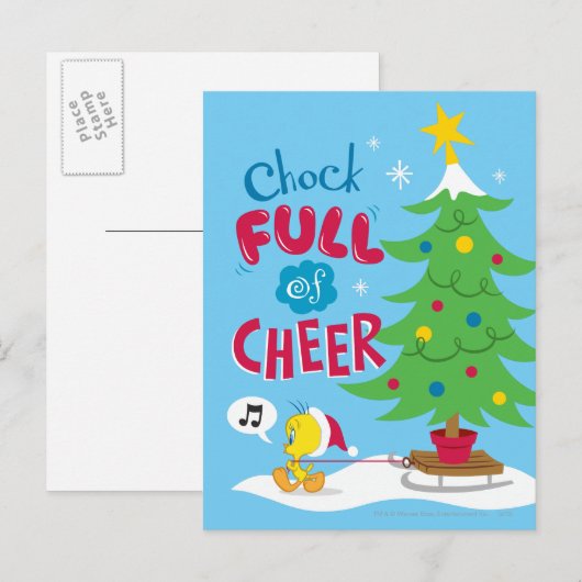 Klok vol met room briefkaart (Voorkant / Achterkant)