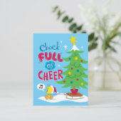 Klok vol met room briefkaart (Staand voorkant)