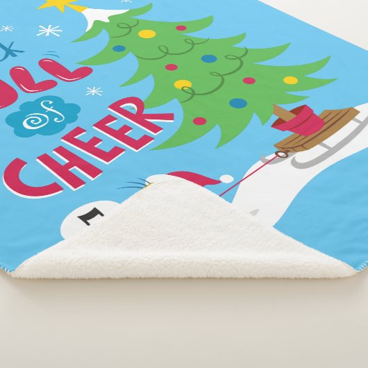 Klok vol met room sherpa deken (3/4)