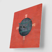 Klok voor aan de muur bij het raam (Hoek)