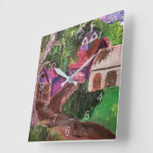 Klok voor acrylwand: Boerderij House (Hoek)