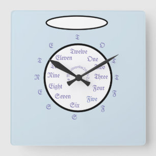 Klok voor acrylwand/modevormig ontwerp