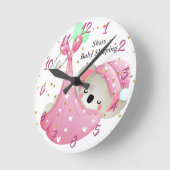 Klok voor Baby Girls Room (Hoek)