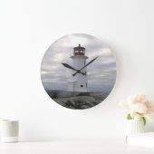 Klok voor de vuurtoren Peggy's Cove Nova Scotia (Huis)