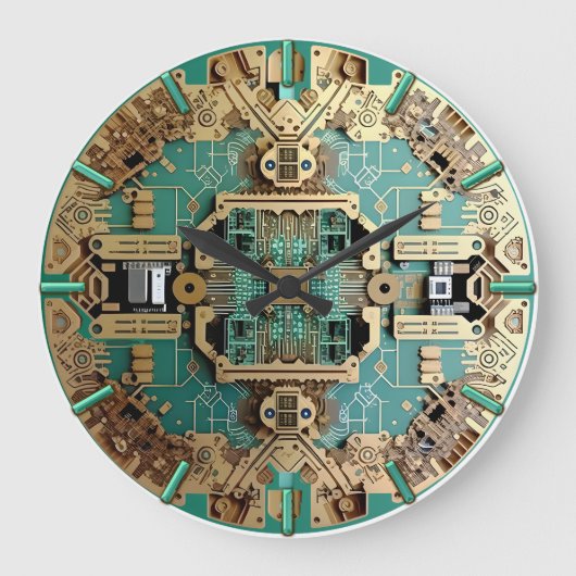 Klok voor decoratieve doeleinden, moederbord (Voorkant)