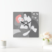 Klok voor dubbele wand (Huis)