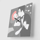 Klok voor dubbele wand (Hoek)