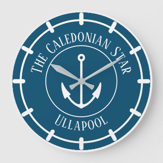 Klok voor een Boat. Verzendgrote klok (Voorkant)