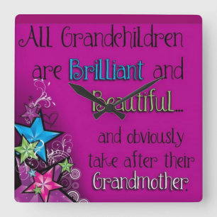 klok voor grootmoeders