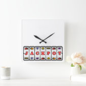 Klok voor jasplot Muur (licht) (Huis)