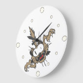 Klok voor Katten wandvergrendeling (Hoek)