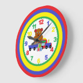 Klok voor kinderzuster met cijfers (Hoek)
