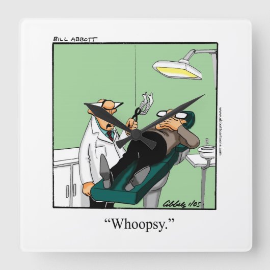 Klok voor medische Humor (Voorkant)