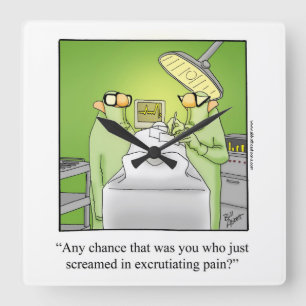 Klok voor medische Humor