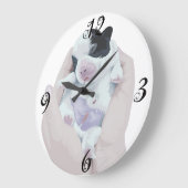 Klok voor neonloopmuur (Hoek)