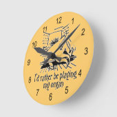 klok voor orgaancartoon (Hoek)