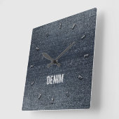Klok voor Robuust, superieure look Blue Denim Wall (Hoek)
