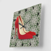 klok voor rode hipschoenen (Hoek)