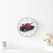 klok voor rode/zwarte vrachtwagen (Huis)